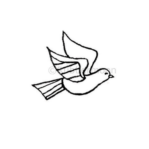 Kae Pea | KP5326E - Pajaro (right-facing) - Rubber Art Stamp