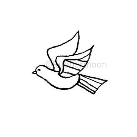 Kae Pea | KP5327E - Pajaro (left-facing) - Rubber Art Stamp