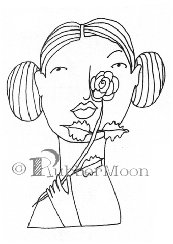 Marylinn Kelly | MK7865K - Rose Knows- Rubber Art Stamp