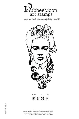 Sandra Evertson | SEFM02 | Frida Muse Stamp Set