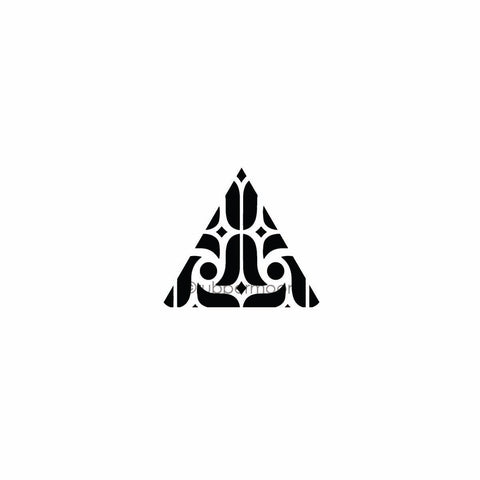 Nathalie Kalbach | NK7757E - Tulip Triangle - Rubber Art Stamp