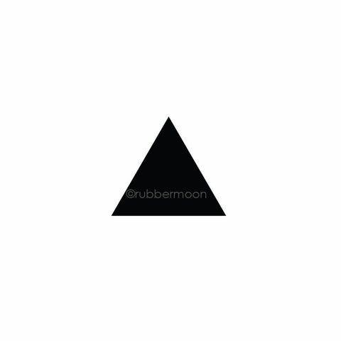 Nathalie Kalbach | NK7759E - Solid Triangle (lg) - Rubber Art Stamp