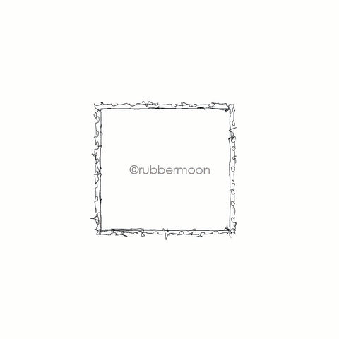 Nathalie Kalbach | NK7800F - Blank Postage Stamp - Rubber Art Stamp