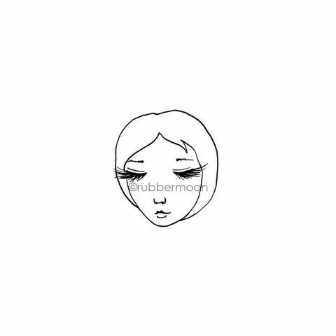 Sunny Carvalho | SC7776F - Bat Your Lashes - Rubber Art Stamp