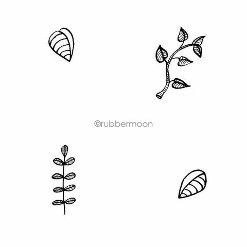 Sunny Carvalho | SC7779H - Botany Cube - Rubber Art Stamp