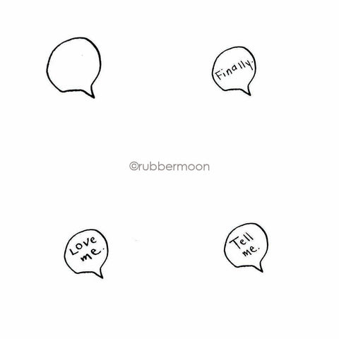 Sunny Carvalho | SC7784G - Sunny Thoughts Cube - Rubber Art Stamp