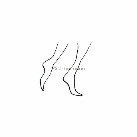 Sunny Carvalho | SC7789F - Stocking Feet - Rubber Art Stamp