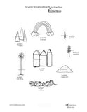 Kae Pea | KPSSS08 | Scenic Stampstracts Stamp Set
