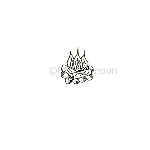 Barb Rogers | BR5264E - Camp Fire - Rubber Art Stamp