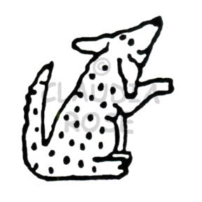 Dotty Dog Rubber Art Stamp