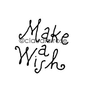 Claudia Rose | CR803D - Make a Wish - Rubber Art Stamp