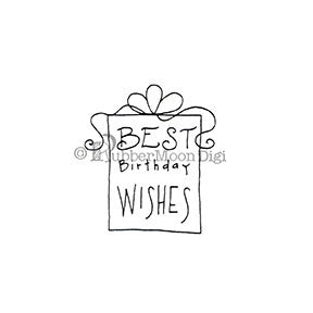 Effie Glitzfinger | EG162DG - Best Birthday Wishes - Digi Stamp