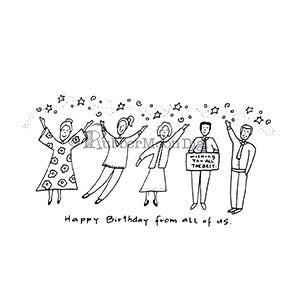 Effie Glitzfinger | EG166DG - Happy Birthday From Us - Digi Stamp