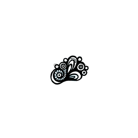 Kim Geiser | KG7438C - Sea Spirals - Rubber Art Stamp