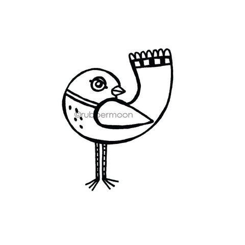 Kim Geiser | KG7444G - Sassy Sparrow - Rubber Art Stamp