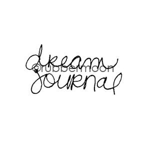 Kae Pea | KP5496D - Dream Journal - Rubber Art Stamp