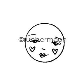 Kae Pea | KP5504C - Sweet Cheeks - Rubber Art Stamp