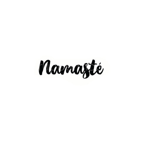 Kae Pea | KP7206F - Cursive "Namaste" - Rubber Art Stamp