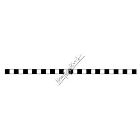 Mary Engelbreit | ME7689J - Checkered Line - Rubber Art Stamp