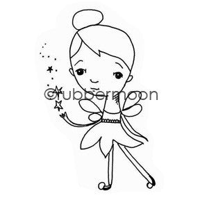Mindy Lacefield | ML5611G - Magical Pixie - Rubber Art Stamp