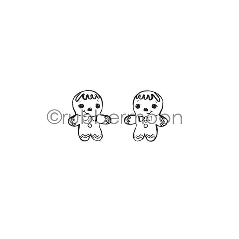 Mindy Lacefield | ML7250G - Ginger Duo - Rubber Art Stamp