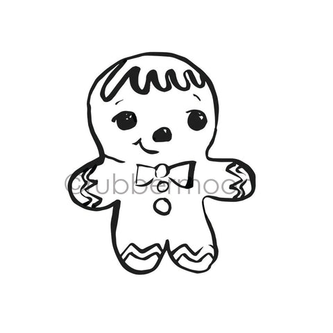Mindy Lacefield | ML7251H - Ginger Dude - Rubber Art Stamp