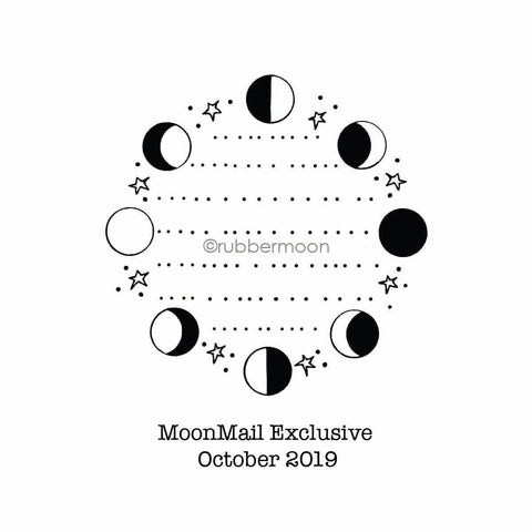MoonMail Exclusive | October 2019 | Moon Phases Label