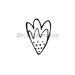 Maxi Moon | MM7190D - Whimsy Petal - Rubber Art Stamp