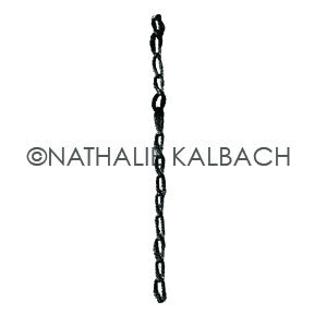 Nathalie Kalbach | NK5569H - Chain Link - Rubber Art Stamp