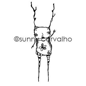 Sunny Carvalho | SC5401G - Long Limbs - Rubber Art Stamp