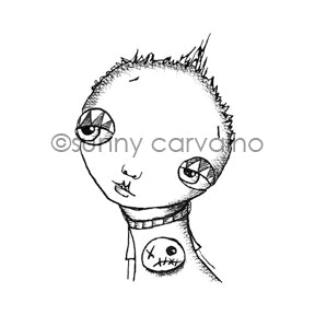 Sunny Carvalho | SC7048F - Scully Shirt - Rubber Art Stamp