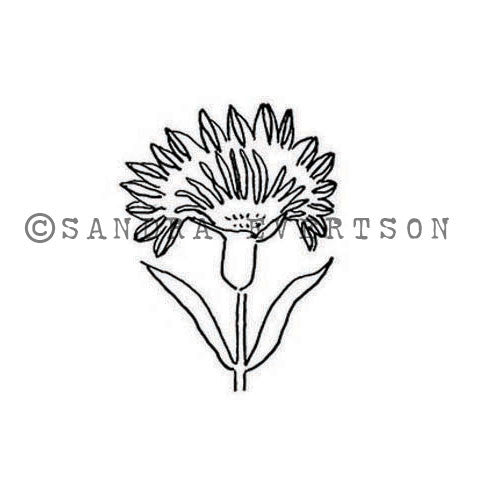 Sandra Evertson | SE6021C - Basque - Rubber Art Stamp