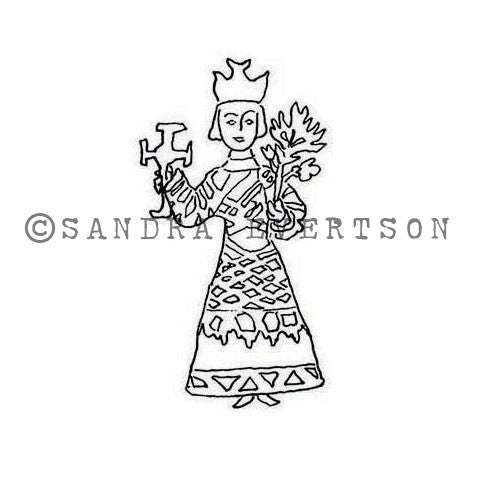 Sandra Evertson | SE6022D - Devotion - Rubber Art Stamp