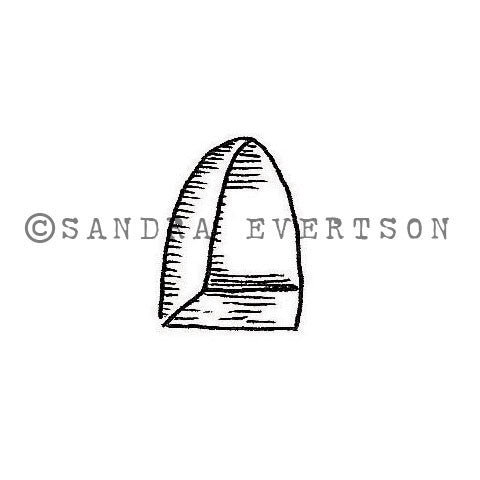 Sandra Evertson | SE6031B - Niche - Rubber Art Stamp