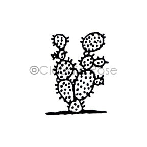 Claudia Rose | CR348D - Prickly Pear - Rubber Art Stamp