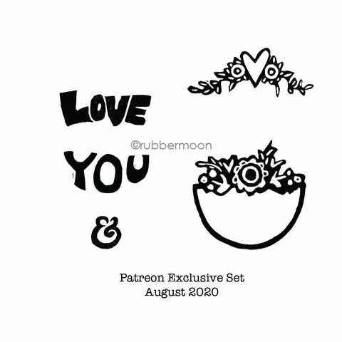 Patreon Exclusive | August 2020 | Hand-carved Sentiments