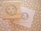 Kae Pea | KP5153C - Little Luna - Rubber Art Stamp
