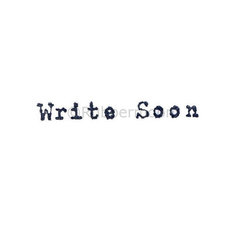 write soon