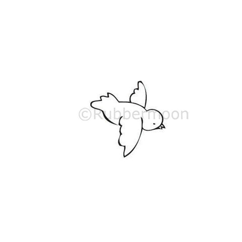 Kae Pea | KP5272C - Tweet Bird (right-facing) - Rubber Art Stamp