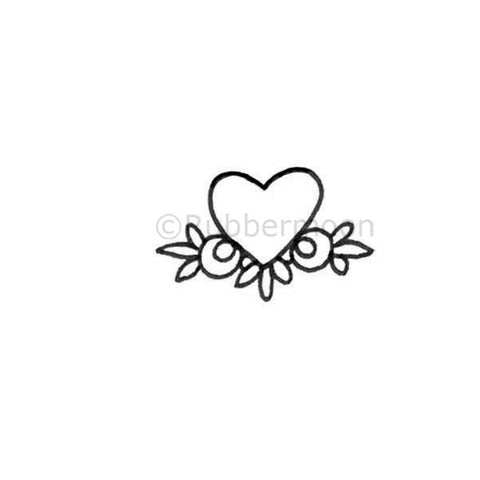 Kae Pea | KP5303D - Catrina's Heart - Rubber Art Stamp