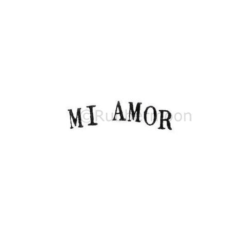 Kae Pea | KP5310B - "Mi Amor" - Rubber Art Stamp