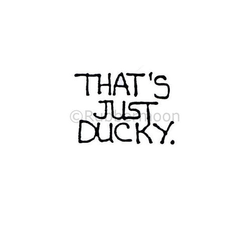 that's just ducky