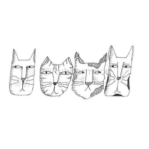 4 cat heads