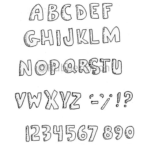 alphabet (puffy letters)