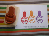 Kae Pea | KP5066C - Nail Polish - Rubber Art Stamp