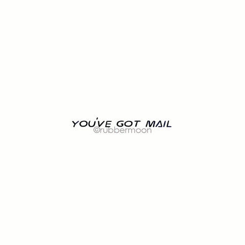 Nathalie Kalbach | NK7804C - "You've Got Mail" - Rubber Art Stamp