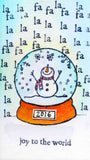 MoonMail Exclusive | November/December 2016 | Snowman & Snowflakes (3 Stamp Set)