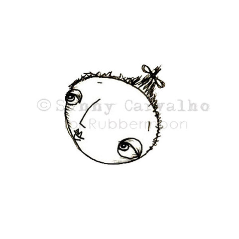 Sunny Carvalho | SC5223C - Pony Tail - Rubber Art Stamp